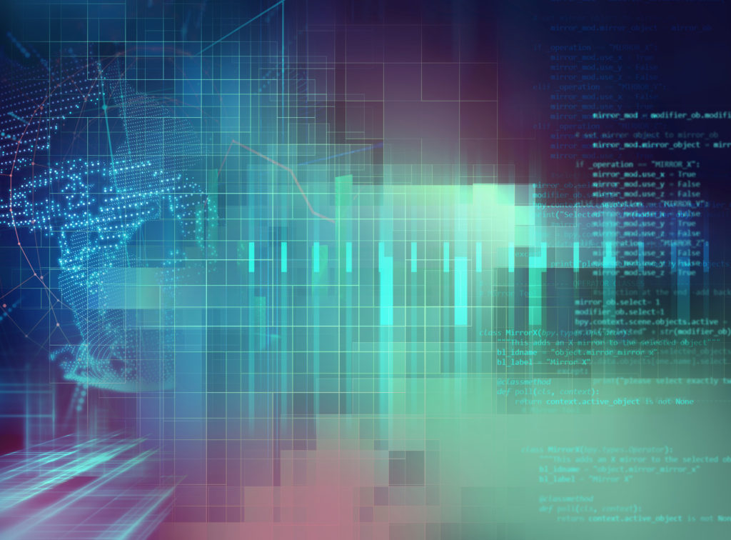 Representación de tecnología digital aplicada a la protección de datos empresariales